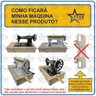 Caixa Base Portátil Máquina Costura Singer Elgin Vigorelli - 3