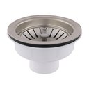 Ver imagem 1 de Válvula Pia Americana Cozinha Cuba Escoamento Inox 3.1/2