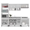 Ver imagem 5 de Armário de Cozinha Modulada Completa 5 Peças 270cm sem Tampo 250055 Meena Politorno Móveis