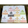 Kit Pano de Pratos com 10 peças - Florzinhas Aplicadas Arte & Tear - 1