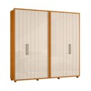 Ver imagem 3 de Guarda Roupa 6 Portas 250cm Miró 166 Espazzo Madetec