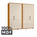 Ver imagem 5 de Guarda Roupa 6 Portas 250cm Miró 166 Espazzo Madetec