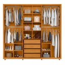 Ver imagem 4 de Guarda Roupa 6 Portas 250cm Miró 166 Espazzo Madetec
