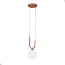 Ver imagem 2 de Lustre Pendente Rose Globo Vidro Bola 12 Cm 1xg9 Bivolt