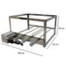 Churrasqueira Gira Grill Inox 4 Espetos Giratório Issi Grill - 2