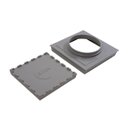 Ver imagem 2 de Ralo Invisível Rebaixado Adaptado Caixa Sifonada Cinza 18cm G.D.A. INDUSTRIA E DISTRIBUIDORA DE FUND