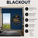 Ver imagem 3 de Cortina Persiana Rolo Blackout Quarto Infantil AZUL170CM