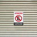Ver imagem 3 de Combo 3 Placas De Sinalização Atenção Proibido Estacionar Garagem 20x30 Acesso - P-4 F9e