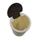 Ver imagem 3 de Lixeira com Tampa Click 5 Litros 2446970 Creme - Quanhe