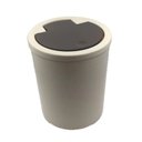 Ver imagem 1 de Lixeira com Tampa Click 5 Litros 2446970 Creme - Quanhe