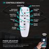 Lustre Moderno Led Quarto Escritório Controle Remoto 3 Tons Cor:preto - 5