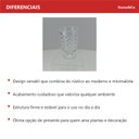 Ver imagem 5 de Vaso Decorativo de Vidro Transparente 15x9x9cm Enfeite Sala Mesa Estante Flores