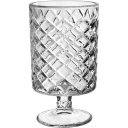 Ver imagem 1 de Vaso Decorativo de Vidro Transparente 15x9x9cm Enfeite Sala Mesa Estante Flores