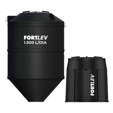 Kit Fossa Séptica 1.500l/dia e Leito de Secagem Fortlev