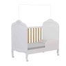 Berço Peroba Elô Americano Branco C/ Amêndoa 2 em 1 Infantil - 2