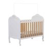 Berço Peroba Elô Americano Branco C/ Amêndoa 2 em 1 Infantil - 1