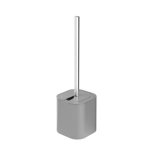 Escova Sanitária Com Suporte E Com Tampa Para Limpar Vaso Dual Ou Cinza