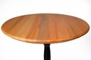 Ver imagem 5 de Bistrô de Madeira Redondo com 2 Banquetas Altas com Encosto - Preto Lojas Pam Conjunto Bistrô
