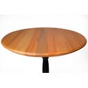 Ver imagem 5 de Bistrô de Madeira Redondo com 2 Banquetas Altas com Encosto - Preto Lojas Pam Conjunto Bistrô