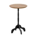 Ver imagem 2 de Bistrô de Madeira Redondo com 2 Banquetas Altas com Encosto - Preto Lojas Pam Conjunto Bistrô