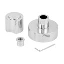 Ver imagem 4 de Acabamento para Registro Chuveiro Banheiro 50mm 1.1/4" 1.1/2" Cromado Abs Padrão Deca C40