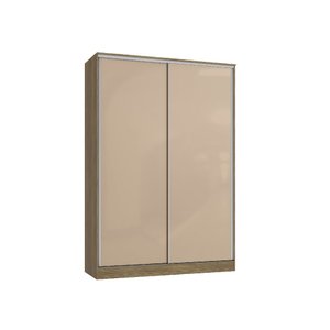 Guarda Roupa 2 Portas de Correr 158cm N537 Kappesberg - Nogueira/macadâmia