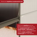 Ver imagem 6 de Guarda Roupas Casal 02 Portas Deslizantes 06 Gavetas com Espelho 100% MDF Cavic