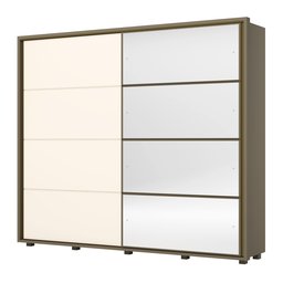 Guarda Roupas Casal 02 Portas Deslizantes 06 Gavetas com Espelho 100% MDF Cavic - 2
