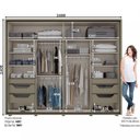 Ver imagem 4 de Guarda-Roupa Casal 4 Espelhos 2 Portas Cavic Henn