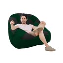 Ver imagem 2 de Poltrona Paloma Escritório Sala Pé Plástico Suede Verde e Suede Grafite - Dominic Decor
