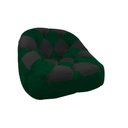 Ver imagem 1 de Poltrona Paloma Escritório Sala Pé Plástico Suede Verde e Suede Grafite - Dominic Decor