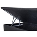 Ver imagem 3 de Cama Box Baú King Universal Courano Black (186x198x35) - Ortobom