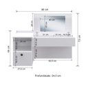 Ver imagem 5 de Penteadeira Camarim com Espelho Multiuso 1 Gaveta Lov-It Mu111