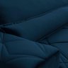 Sofá Retrátil/reclinável França 300cm Suede Velut com Molas no Assento - King House - 7