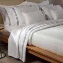 Ver imagem 3 de Jogo de Cama Queen 500 Fios Tressê - Marken Fassi Branco/azul