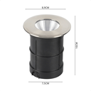 Ver imagem 6 de Embutido de Solo Led Taschibra Thin 6w Redondo Bivolt Prata