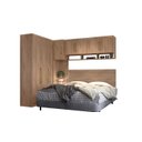 Ver imagem 3 de Quarto de Casal Modena Ambiente 3 Demóbile Demobile Modena Composição 3