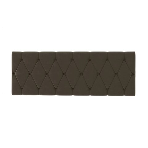 Cabeceira Leticia P/ Cama Box King 1,95:marrom