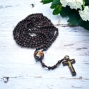 Ver imagem 2 de Terço Rosário Completo 4 Terços Santa Rita de Cássia