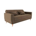 Ver imagem 3 de Sofá Cama Casal Premium 3 Lugares com Baú 2,08 Larg Pamela Matrix