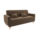 Ver imagem 2 de Sofá Cama Casal Premium 3 Lugares com Baú 2,08 Larg Pamela Matrix