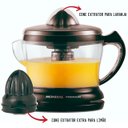 Ver imagem 5 de Espremedor de Suco Laranja Limão Mondial Premium Preto 127v