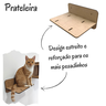 Playground Para Gatos MODELO JOSH 18 PEÇAS Em Mdf Com Ponte Prateleira Step Nicho Grande   e - 10