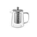 Ver imagem 1 de Bule para Chá Oxford 700 Ml Vidro com Infusor Aço Inox Design Moderno e Prático para Seu Momento Chá