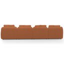 Ver imagem 7 de Sofá 5 Lugares com Chaise Direito Sala Living 388cm Arlo F04 Bouclê Terracota - Lyam Decor