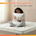 Ver imagem 3 de Cama Box Baú Colchão King Euro In Natural Confort 193x203x66cm Apolo Bege