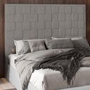 Ver imagem 1 de Cabeceira para Cama Box Queen 160cm Arquelis Linho Cinza - Sallar Home