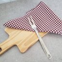 Ver imagem 5 de Kit 2 Garfos Trinchante para Churrasco 24cm Grande de Cortar Carne Cozinha Inox Taumer
