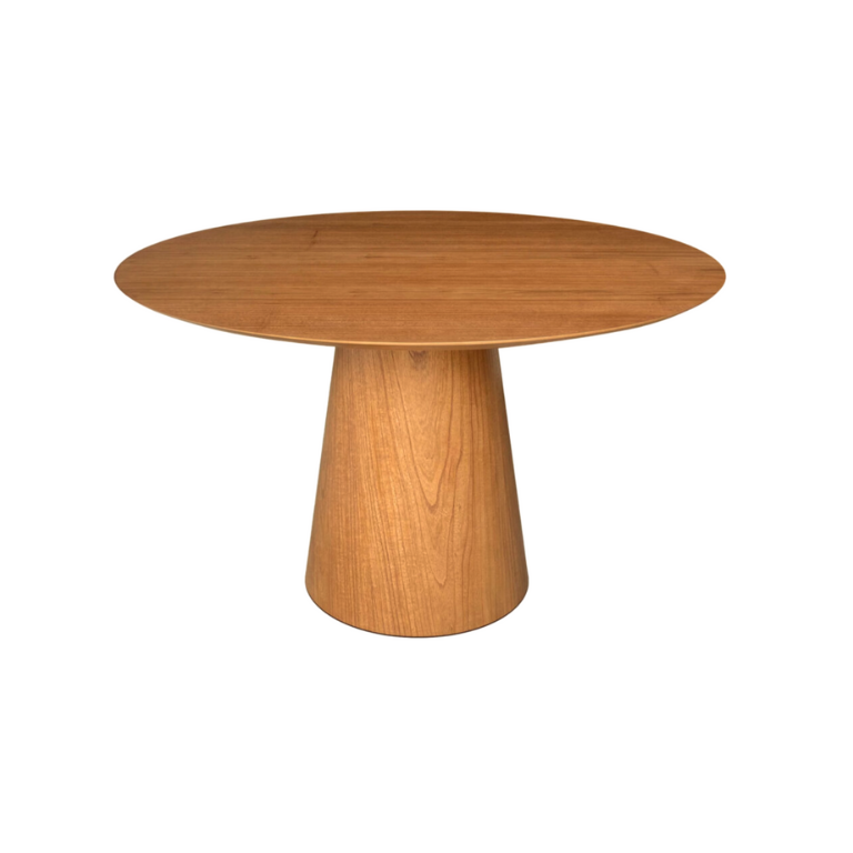 Mesa de Jantar Cone 150 Cm Tampo Freijó Base Freijó