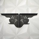 Ver imagem 3 de Par Mãos Francesas Decorativas 20cm Cantinho do Café Xícara Preto Aço